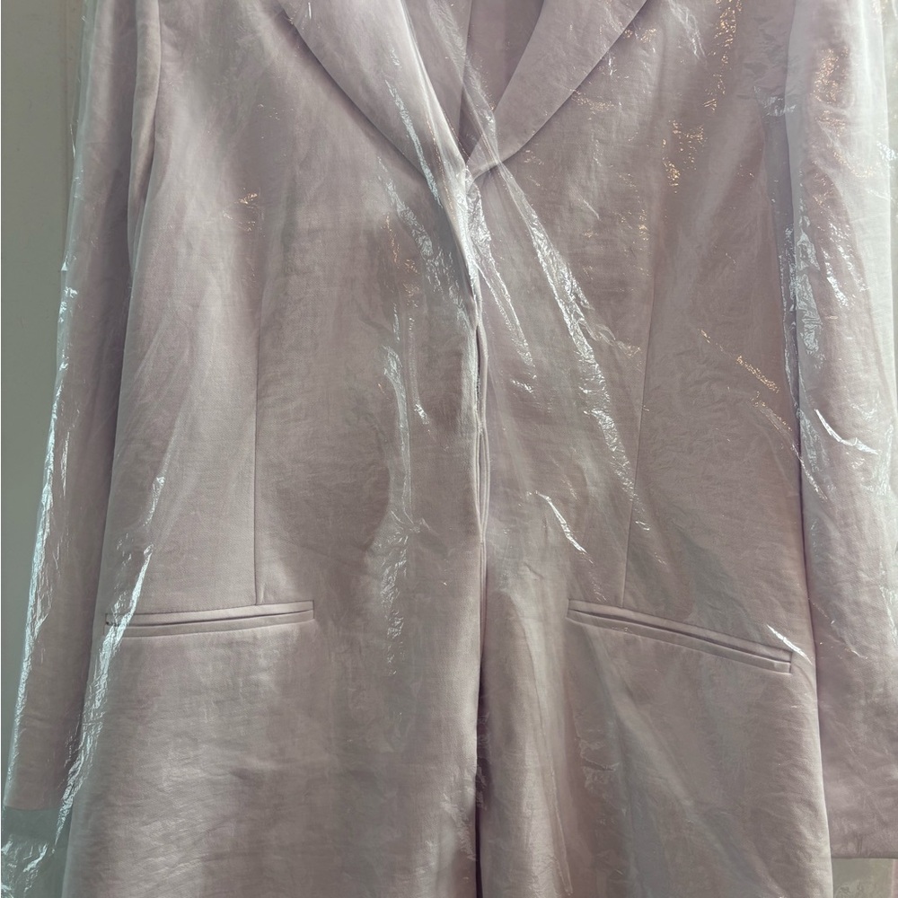 Abercrombie & Fitch White Blazer Dress